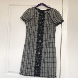 Tartan shift dress